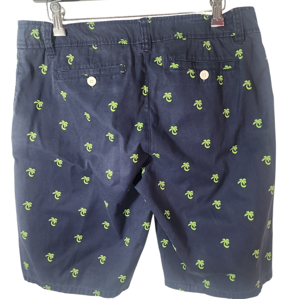 Lilly Pulitzer Palm Beach Fit Chino/ Bermuda Navy Blue Shorts. 10 - Picture 2 of 12